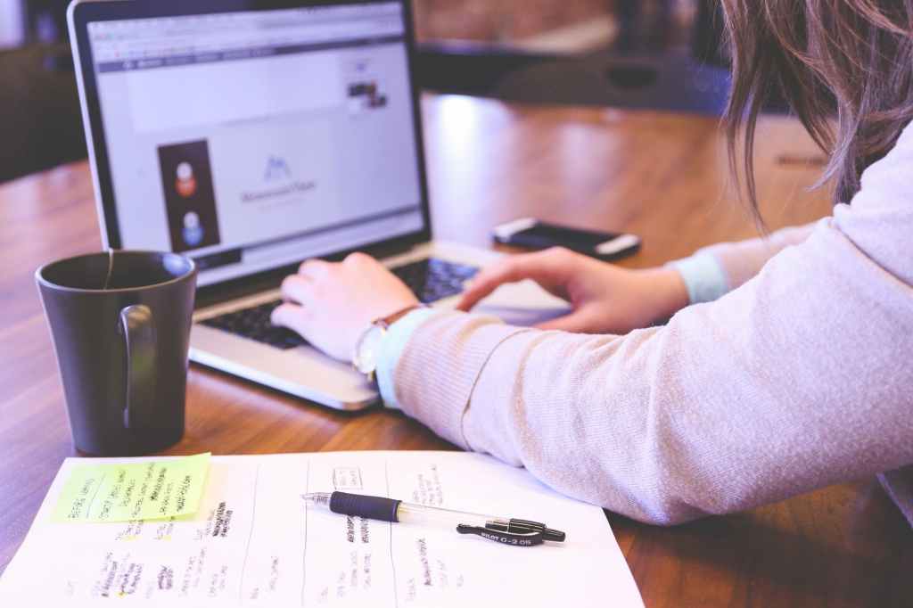 Agencia de Marketing Digital La Palta | Mujer trabajando en laptop